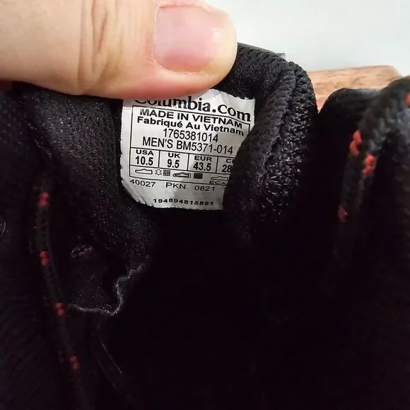 Men's Columbia Mid Waterproof Hiking Boot, Size 10.5 - Picture 5 of 7